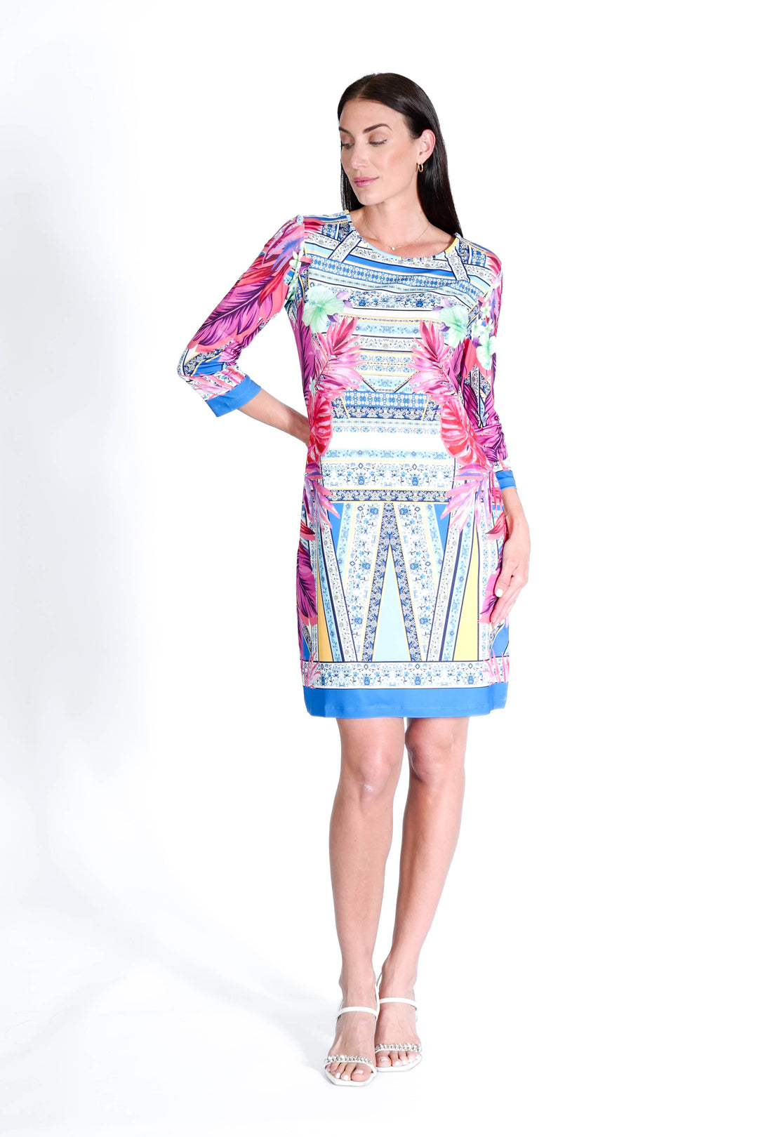 Daphne Dress Aztec Fuchsia APPAREL - DRESS Online Exclusives