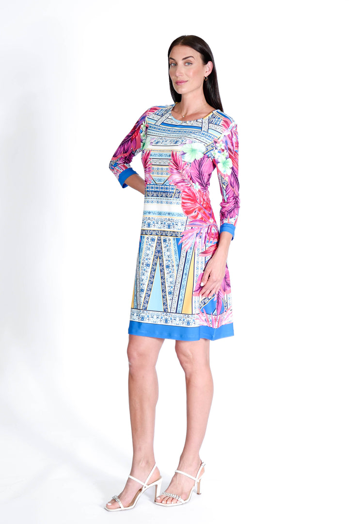Daphne Dress Aztec Fuchsia APPAREL - DRESS Online Exclusives