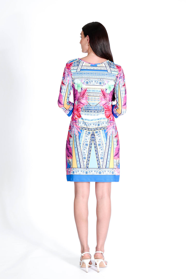 Daphne Dress Aztec Fuchsia APPAREL - DRESS Online Exclusives