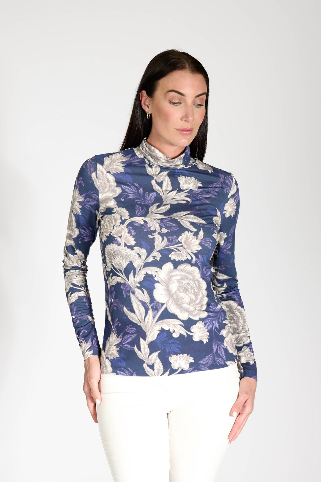 Missy T-Neck Monarch Roses APPAREL - TOP - SHIRT JPK 2027