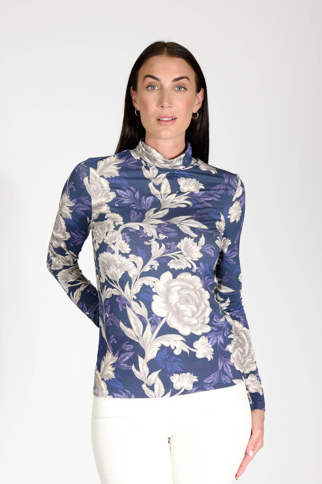 Missy T-Neck Monarch Roses APPAREL - TOP - SHIRT JPK 2027