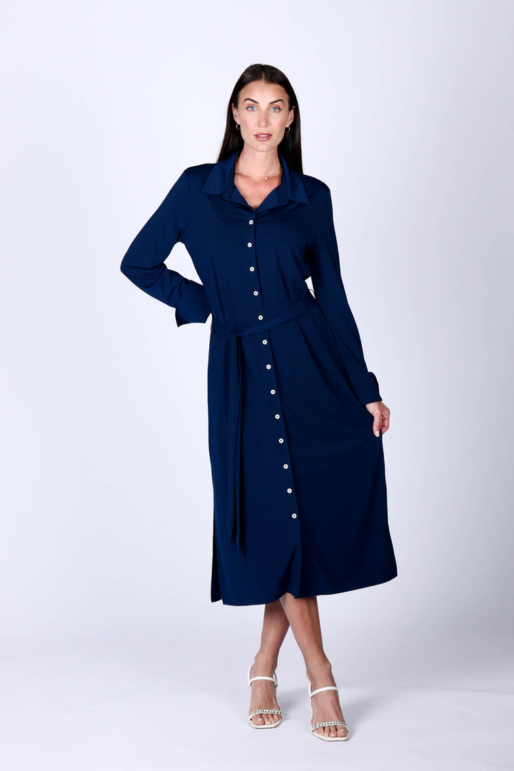 Bolero Dress Navy APPAREL - DRESS - LONG JPK 2027