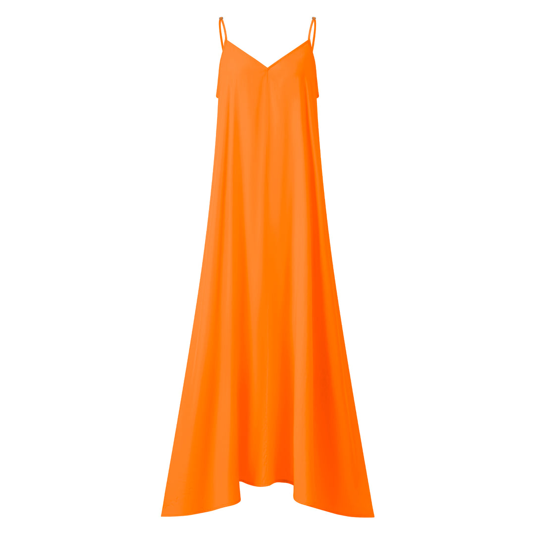 orange maxi beach dress ASOS DESIGN plunge sheer maxi beach dress in with rope detail in orange