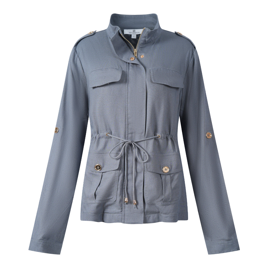 Military Jacket Petrol APPAREL - TOP JPK 2026