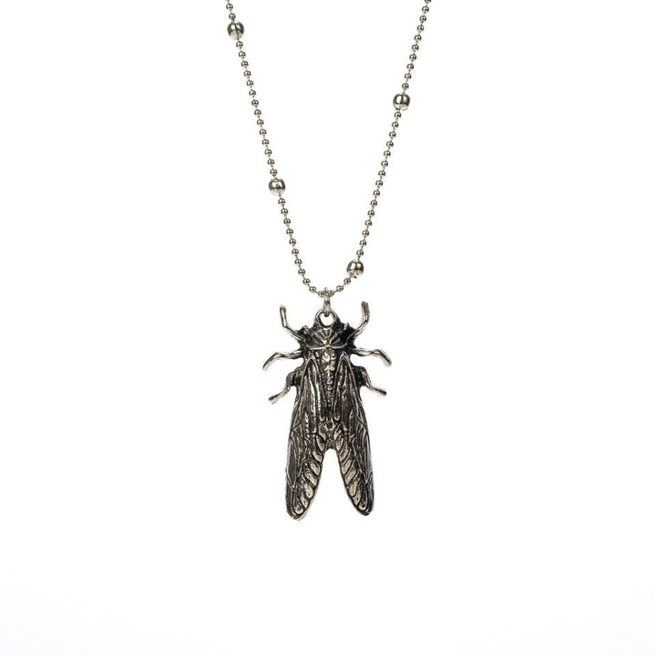 Horse Fly Necklace, Antique Silver ACCESSORY - NECKLACE jeanpierreklifa.com