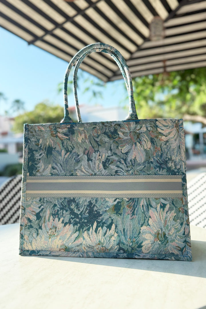 Monogram Tote | Florida 9 Cities ACCESSORY - HANDBAG jeanpierreklifa.com Delray Beach