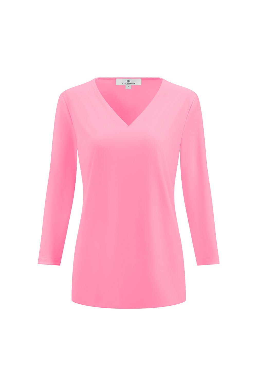 V-Neck Top Rose APPAREL - TOP jeanpierreklifa.com