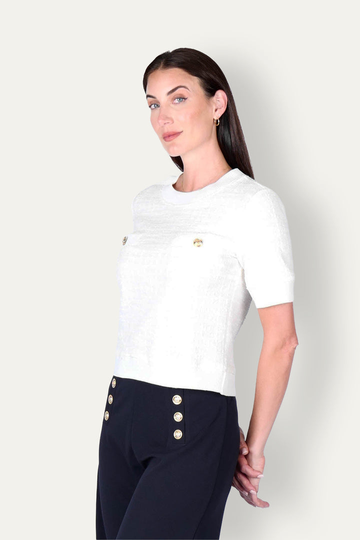 Elegant Top White APPAREL - TOP - SHIRT JPK 2027