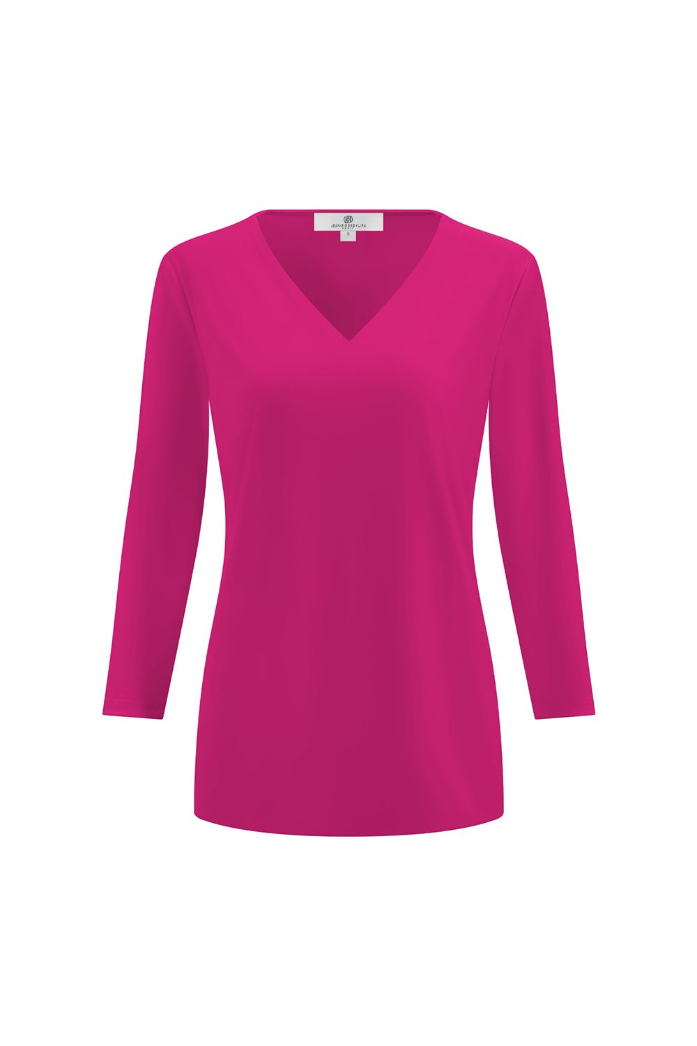 V-Neck Top Cherry APPAREL - TOP jeanpierreklifa.com