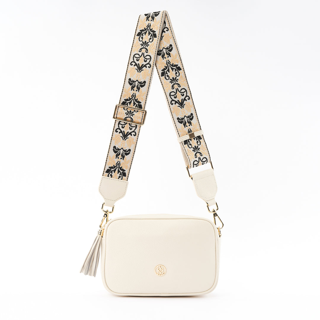 Side Bag Leather Ivory ACCESSORY - HANDBAG jeanpierreklifa.com