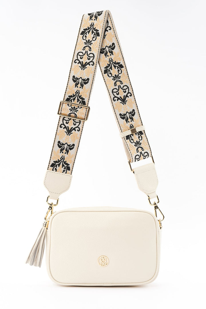 Side Bag Leather Ivory ACCESSORY - HANDBAG jeanpierreklifa.com
