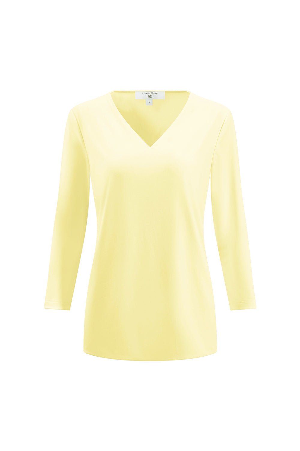 V-Neck Top Lemon APPAREL - TOP jeanpierreklifa.com