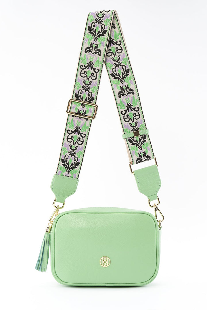 Side Bag Leather Mint ACCESSORY - HANDBAG jeanpierreklifa.com