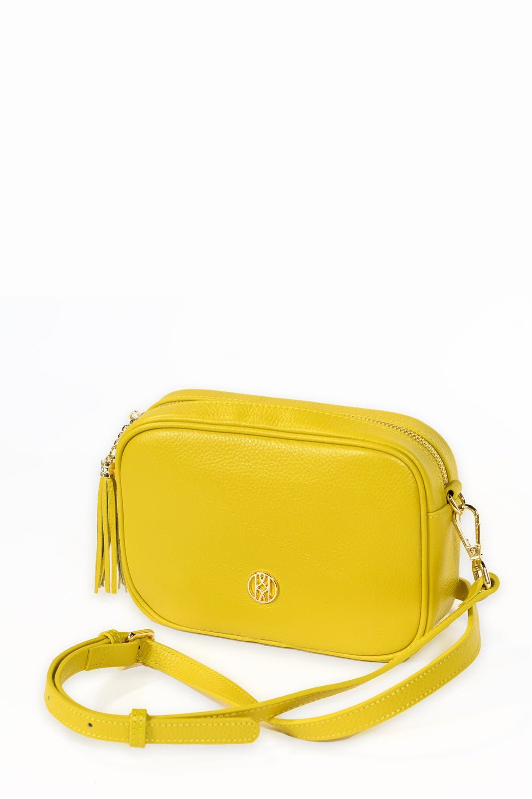 Side Bag Leather, Mustard ACCESSORY - HANDBAG jeanpierreklifa.com