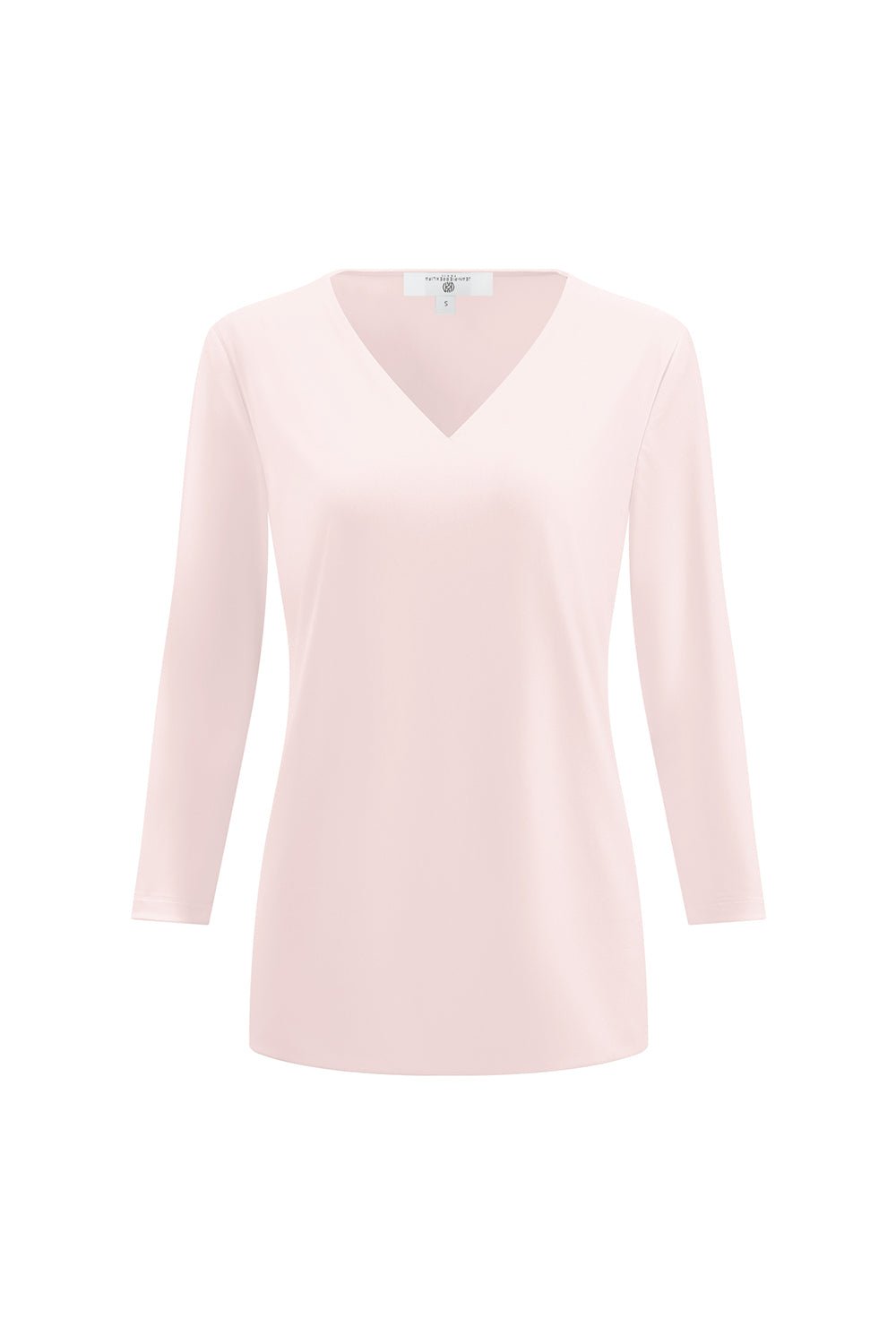 V-Neck Top Petal Pink APPAREL - TOP jeanpierreklifa.com