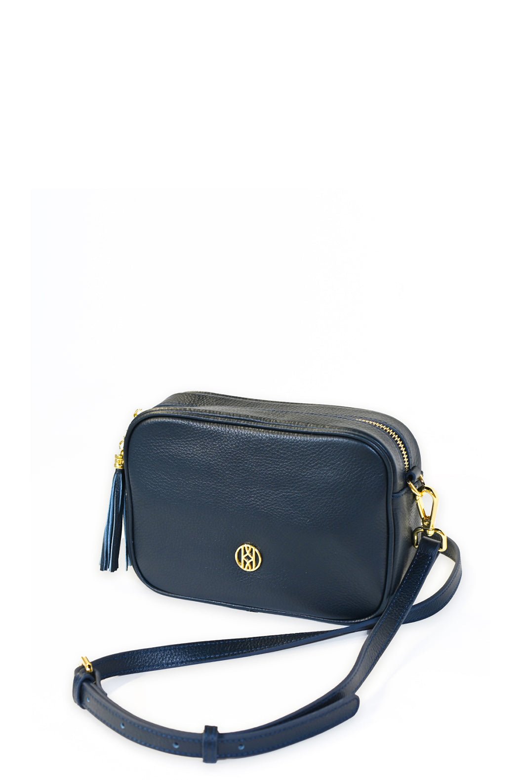 Side Bag Leather Navy ACCESSORY - HANDBAG jeanpierreklifa.com