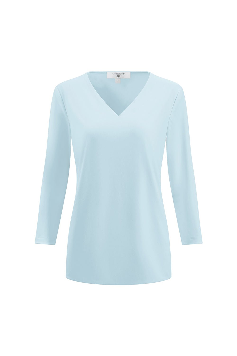 V-Neck Top Sky APPAREL - TOP jeanpierreklifa.com