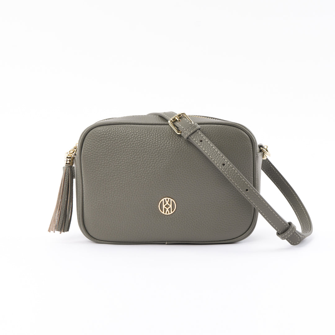 Side Bag Leather Taupe ACCESSORY - HANDBAG jeanpierreklifa.com
