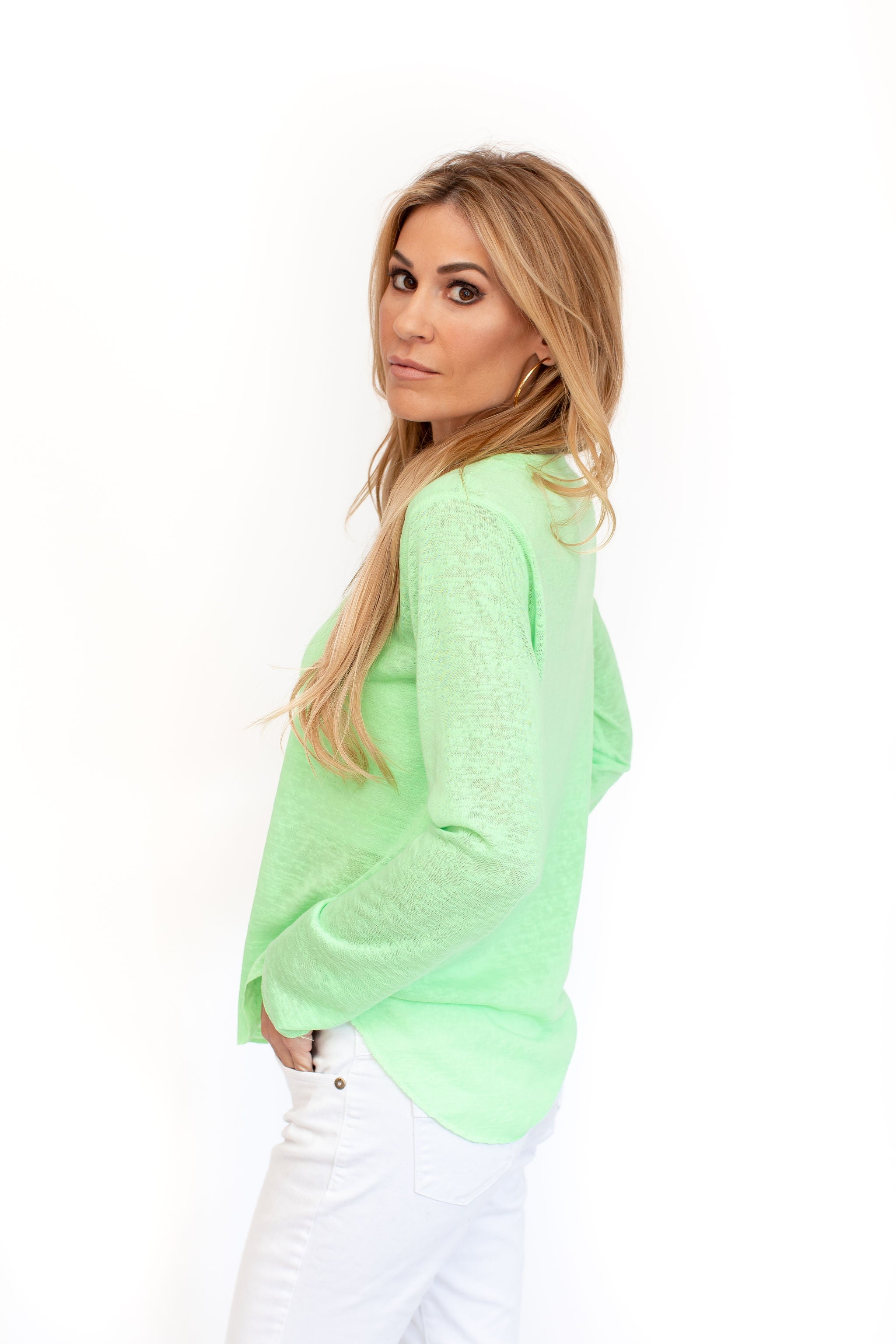 Nilly Nelly Top Lime Tops Jean-Pierre Klifa   
