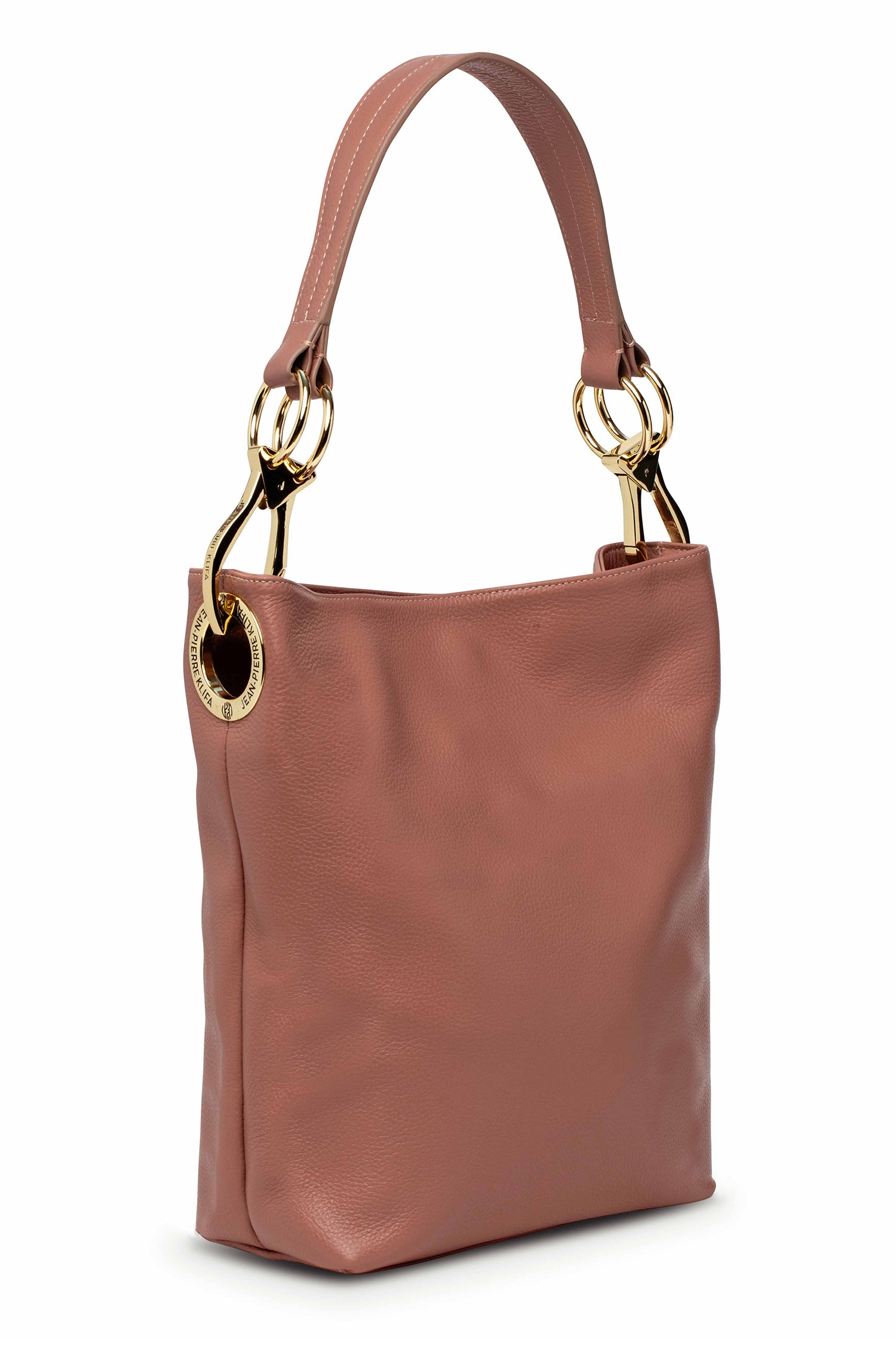 Leather Bucket Bag Victorian Handbag Jean-Pierre Klifa   