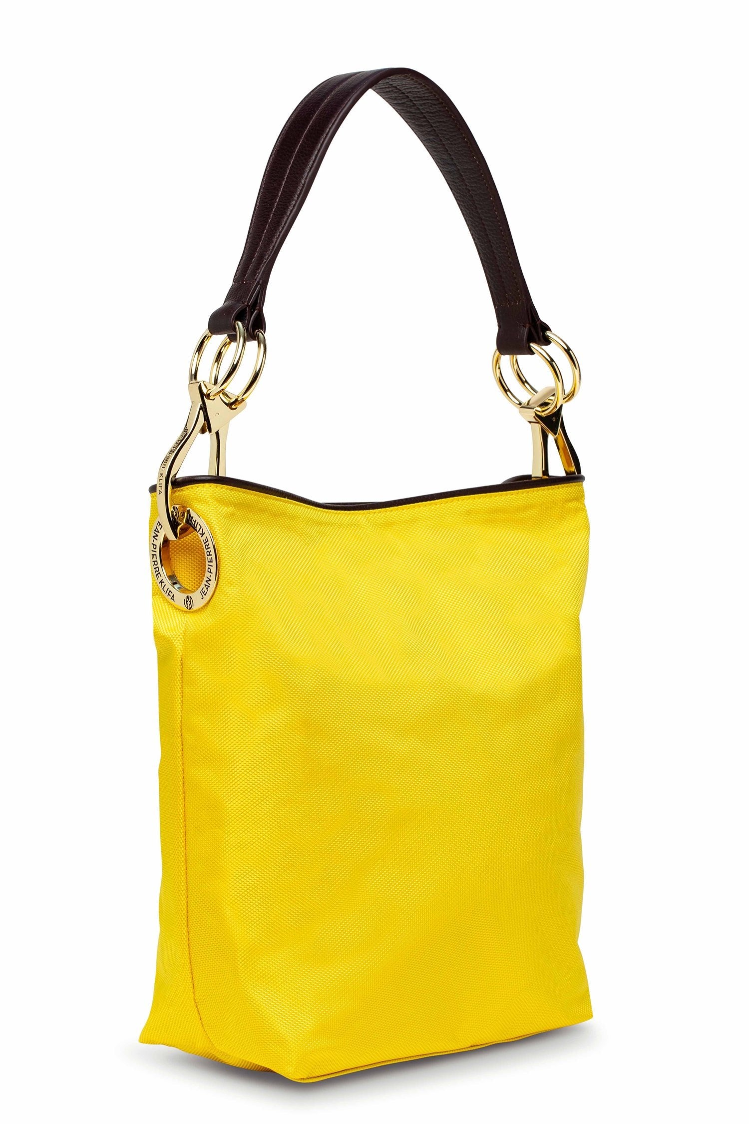 Nylon Bucket Bag Lemon Handbag Jean-Pierre Klifa   