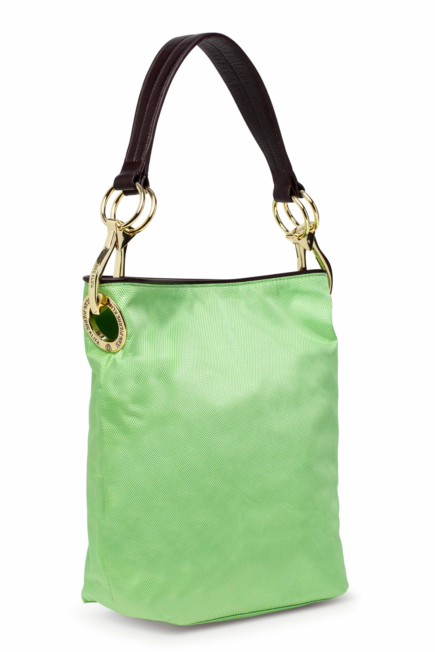 Nylon Bucket Bag Pale Green Handbag Jean-Pierre Klifa   