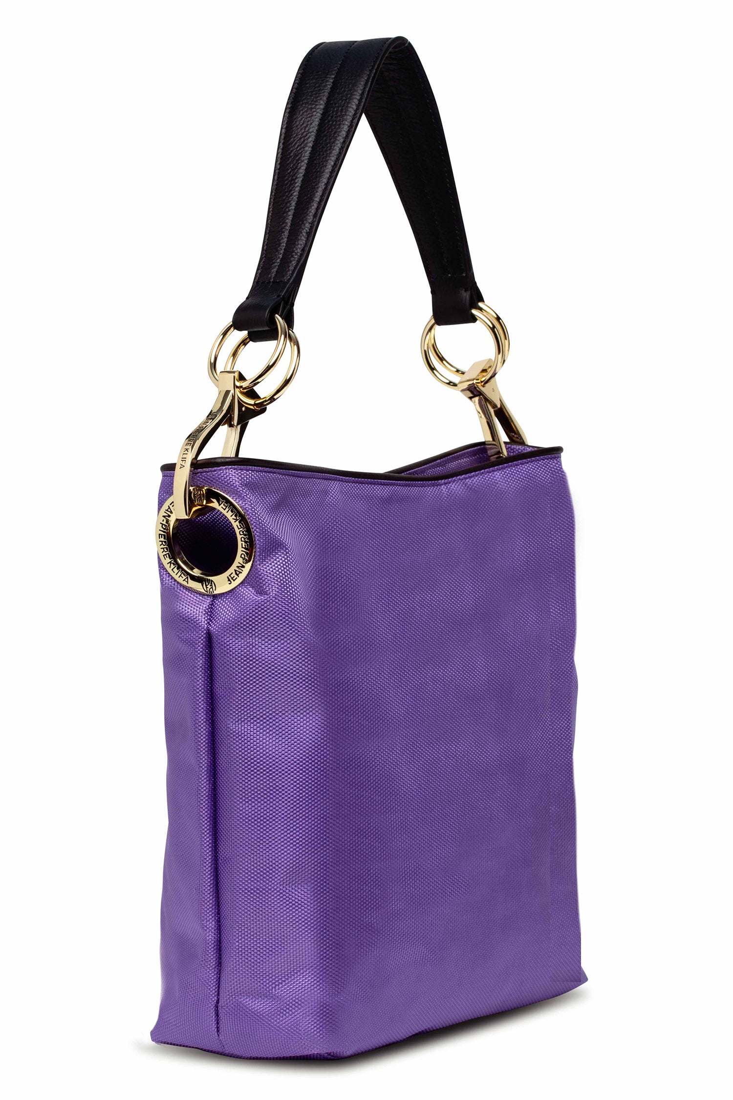 Nylon Bucket Bag Violet Handbag Jean-Pierre Klifa   