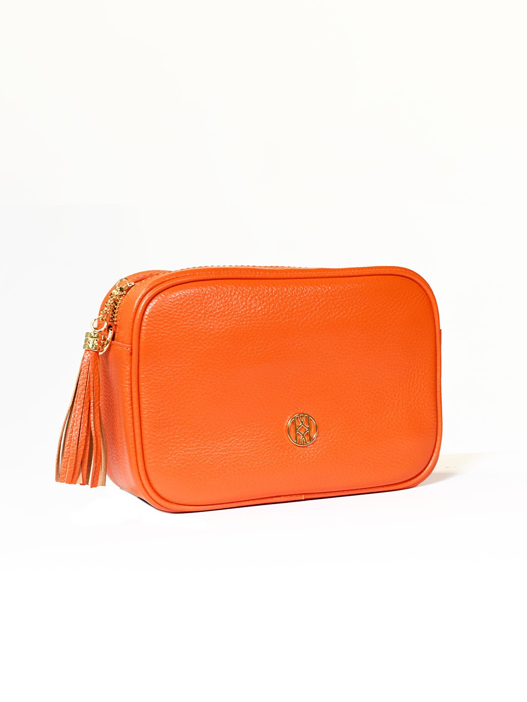 Leather Side Bag Mandarin ACCESSORY - HANDBAG jeanpierreklifa.com   